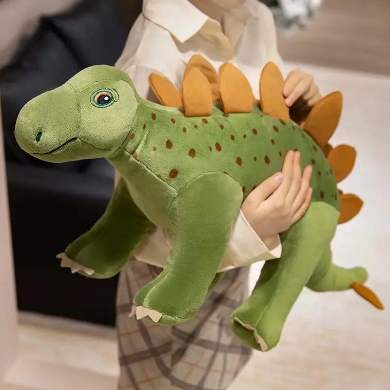 Simulation Fun Dinosaur Plush Doll Pillow Crocodile T-Rex Alligator Triceratops Plush Toy Home Decoration Gift for Children