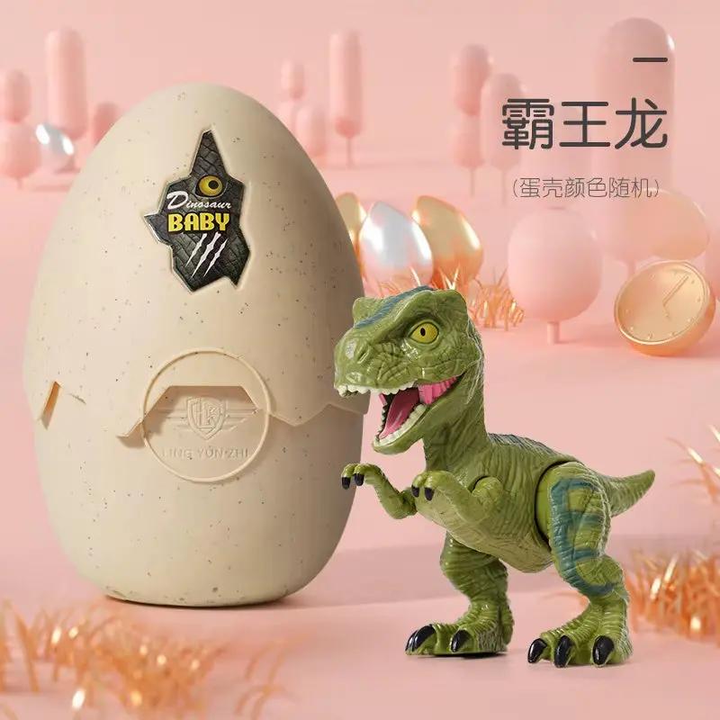 High Quality with LED Sound Dinosaur Toys Hatching Dinosaur Eggs Toy Tyrannosaurus Triceratops Raptor Puzzle Baby Birthday Gift
