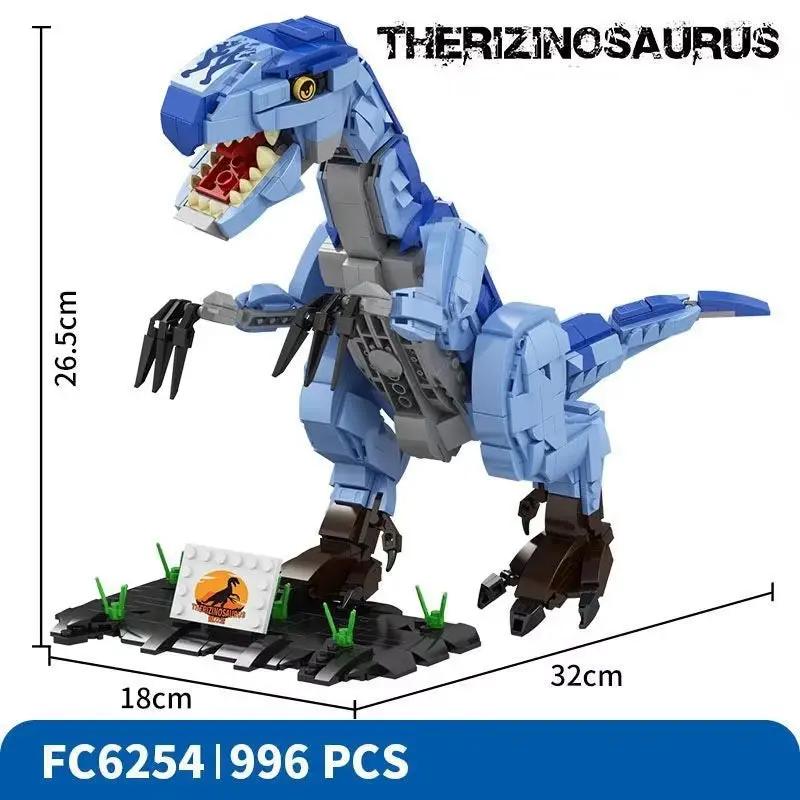 Jurassic Park Dinosaur World Building Blocks Triceratops Tyrannosaurus Rex Dinosaur Model Toys for Kids Boys Christmas Gifts