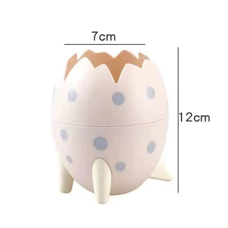 Cute Dinosaur Egg Detachable Pen Holder Organizer Pencil Pot Container Stationery Office Desktop Ornament Storage Box Kids Gift