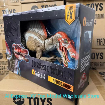 48 Hours Shipment in Stock Jurassic Hammond Large Collection Series God of War Spinosaurus Super Moving Dinosaur Model JCH09