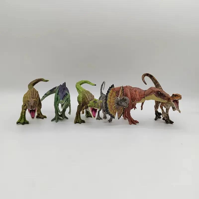 Mini Dinosaur Toy Set - Realistic T-Rex Pterodactyl Movable Animal Model for Kids in Stock