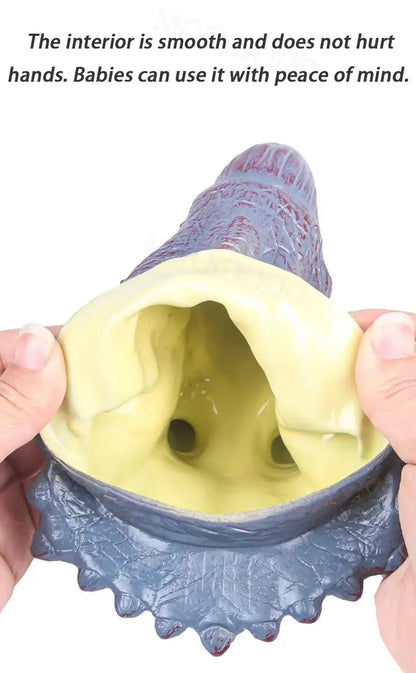 Hand Puppets Dinosaur Head Model Toy T-Rex Dino Jurass Shark Tiger Park Dolls Dinosaur Worlds Soft Plush Toy for Boys Kids Gifts