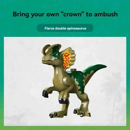 Compatible MOC Sets Dinosaur Park Series Building Blocks Dilophosaurus Ambush Children'S Christmas Gifts Assembling Toys 76958