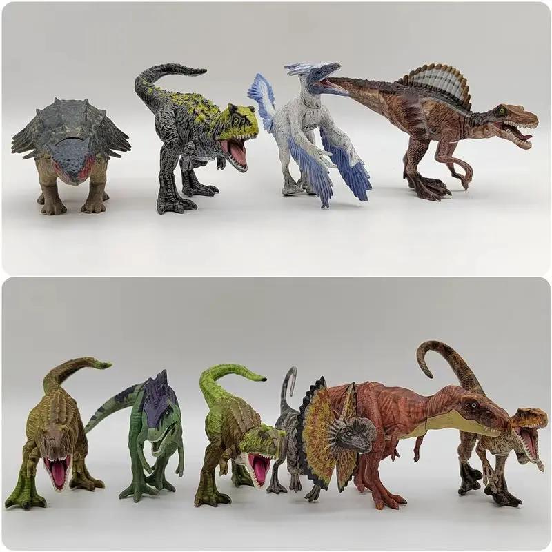 Mini Dinosaur Toy Set - Realistic T-Rex Pterodactyl Movable Animal Model for Kids in Stock
