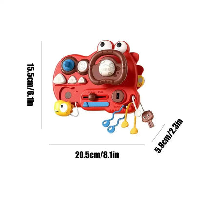 Baby Multifunctional Steering Wheel Toy Early Education Cute Dinosaur Button Control Fun Sturdy Children'S Educational Toy