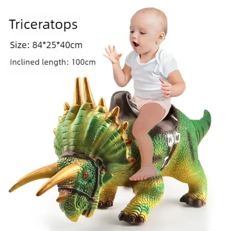 Large Soft Puppets Dinosaur Model Toys Big Mount 4-Years T-Rex Brachiosaurus Jurass Park Dinosaur Worlds Toy for Kids Boys Gifts