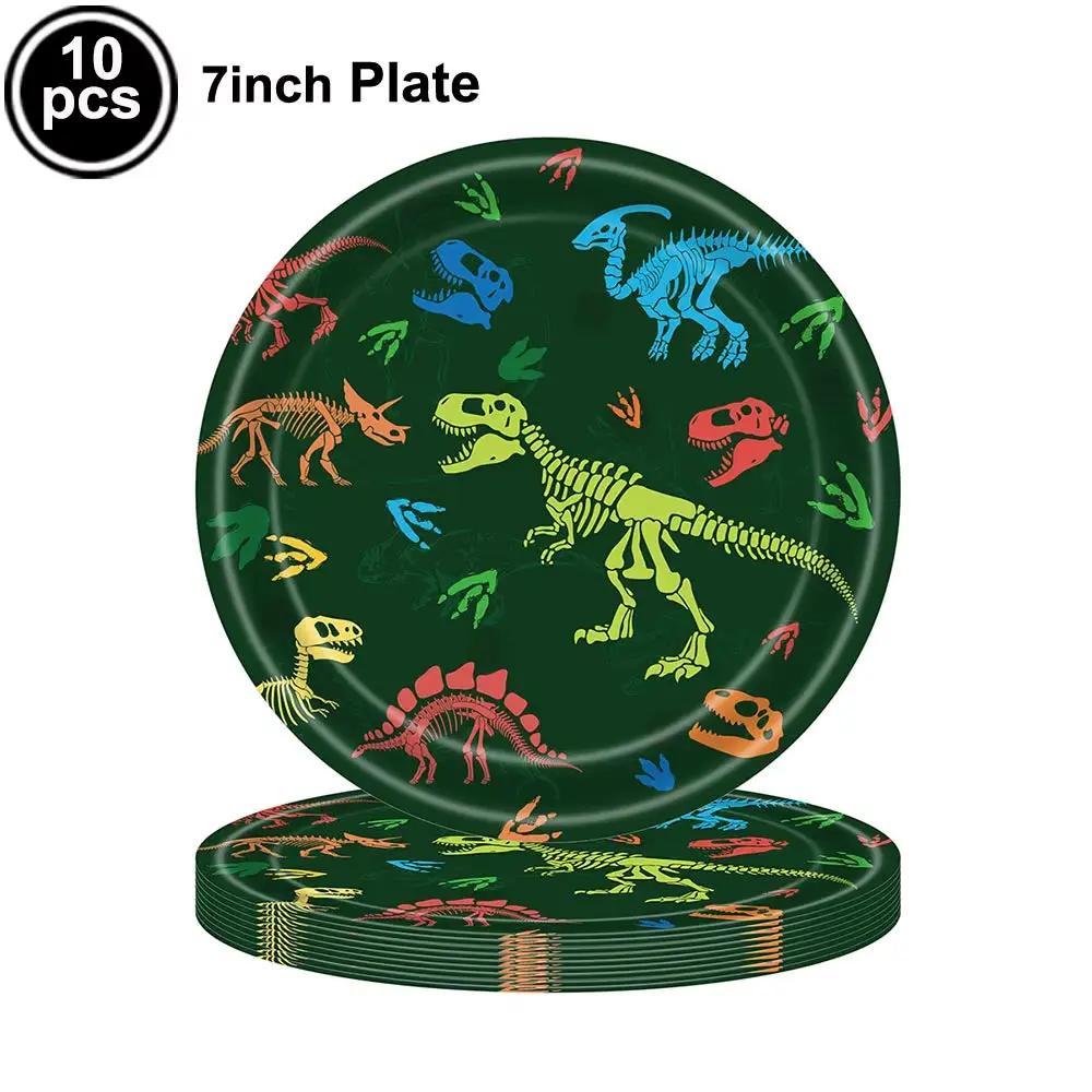 12/24/30Pcs Dinosaurs Silicone Wristbands Dinosaur Bracelet Dinosaur Party Favors Jurassic Themed Birthday Party Decoration