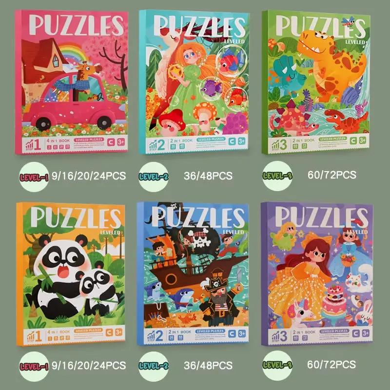 Children'S Magnetic Puzzle, Early Learning Toys for Infants and Toddlers, Magnetic Books, Montessori Education, Baby Gift