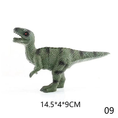 Nori Mini Simulated Dinosaur Toys Jurassic Tyrannosaurus Rex Model Triceratops Collection Figures