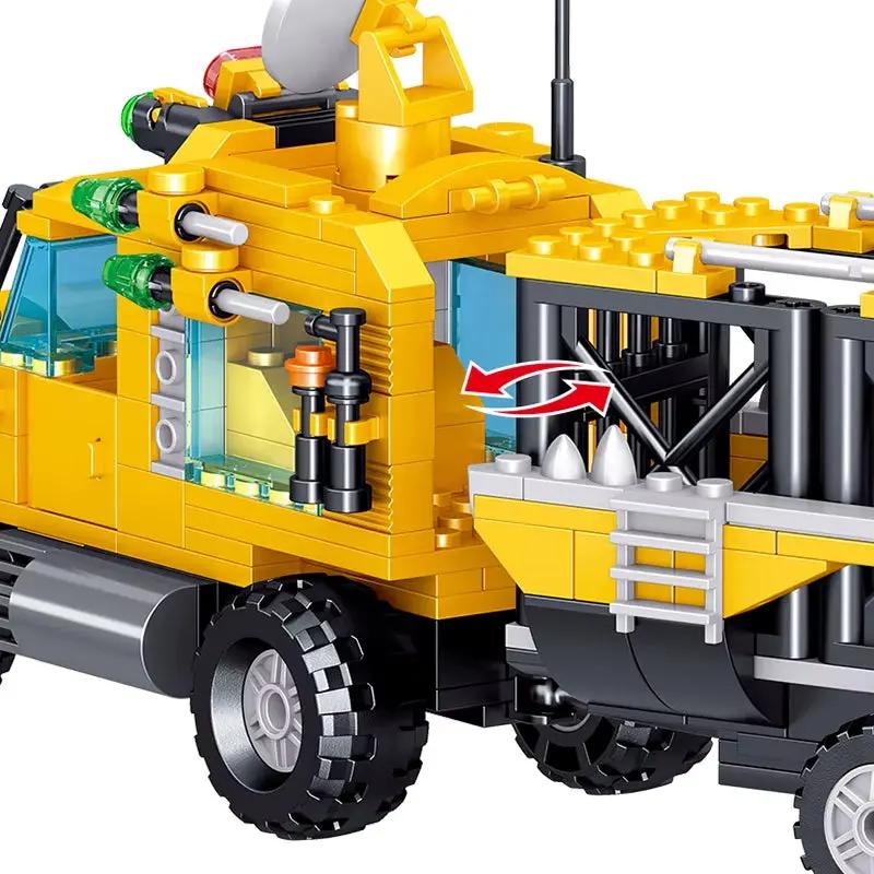 Enlightenment Children'S Tyrannosaurus Rex Boy Toy Assembly Interspersed with DIY Building Blocks and Christmas Birthday Gifts