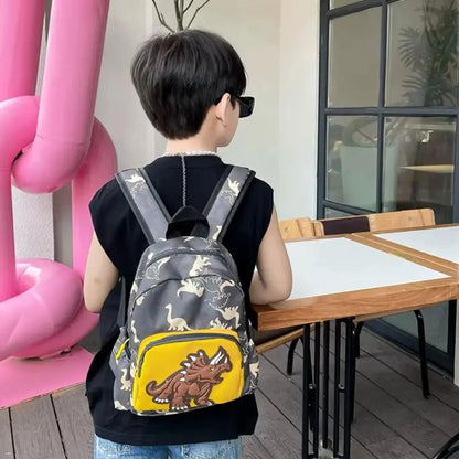 Kindergarten Backpack for Boys Fashion Dinosaur School Backpacks Cartoon Print Casual Kids School Bag Girls Schoolbags 3-8 Years