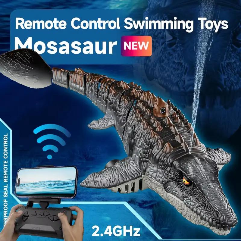 S11 Rc Dinosaur Spray Water Toy Remote Controlled Boat High Simulation Dinosaur Electronic Toys for Kids Boys Children