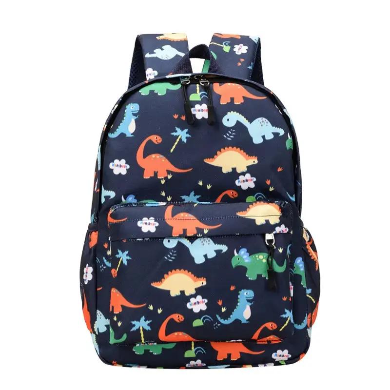 2025 New Dinosaur Fashion Kids Backpack for 3-7 Years Old Children Kindergarten School Bag Korean Style Cute Dinosaur Print