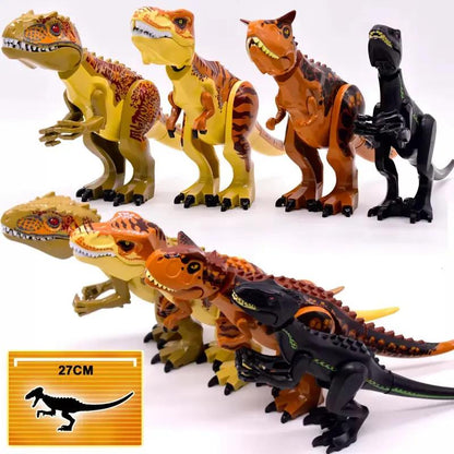 Brutal Raptor Building Jurassic Blocks World 2 MINI Dinosaur Figures Bricks Dino Toys for Children Dinosaurios Christmas