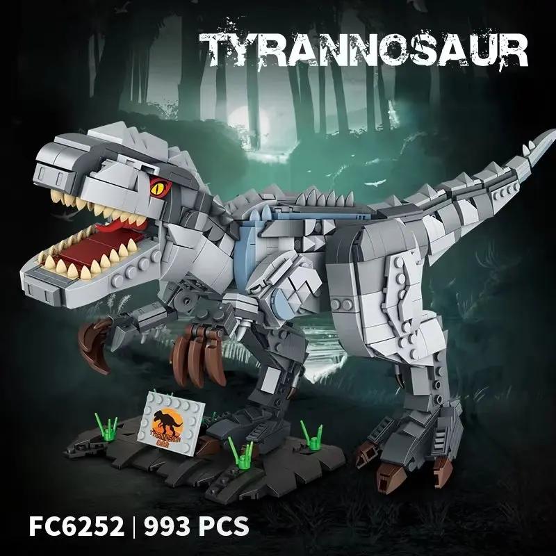 Jurassic Park Dinosaur World Building Blocks Triceratops Tyrannosaurus Rex Dinosaur Model Toys for Kids Boys Christmas Gifts