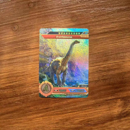 55Pcs Dinosaur Cards Flash Children'S Cognitive Christmas Present