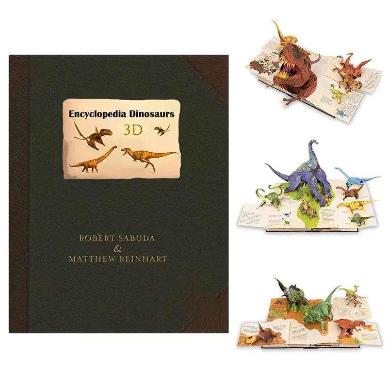 3D Encyclopedia Prehistorica Dinosaurs Folding -Up Interest Dinosaur Picture Book Science Popularization Children'S Gifts