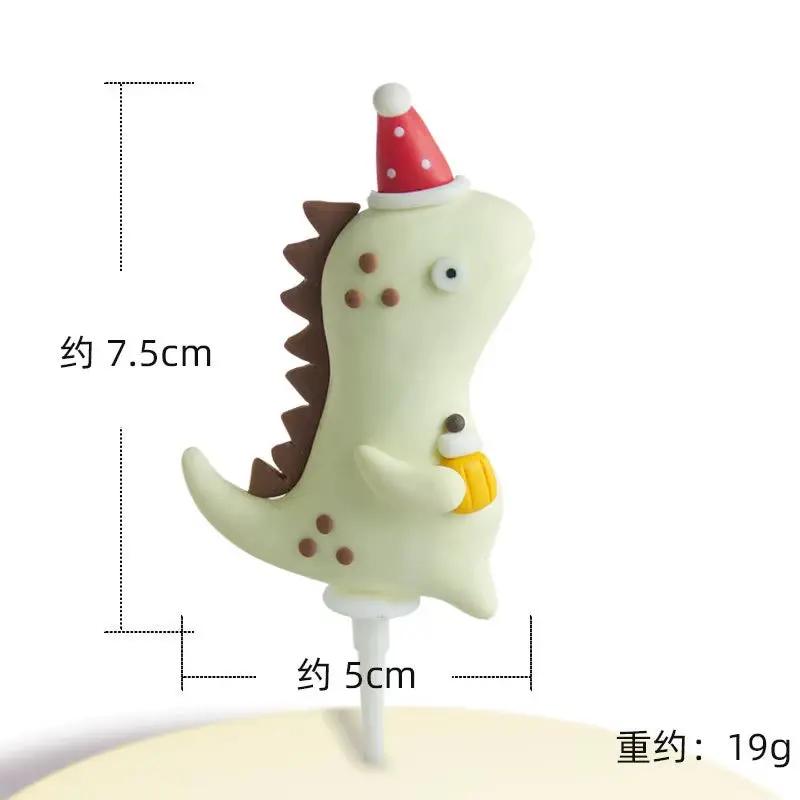 Dinosaur Cake Topper Birthday Decor Roar Dinosaur Birthday Party Cake Decor Baby Shower Gift Kids Cake Dessert Baking Decorating