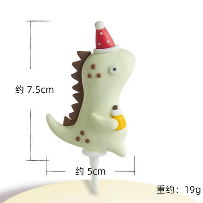 Dinosaur Cake Topper Birthday Decor Roar Dinosaur Birthday Party Cake Decor Baby Shower Gift Kids Cake Dessert Baking Decorating