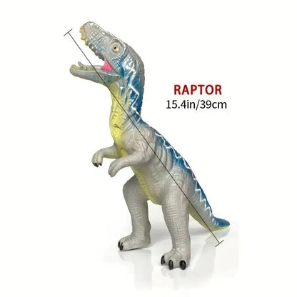 Kids' Soft Rubber Dinosaur Toy(Single Piece)-Tyrannosaurus/Raptor/Acanthosaurus/Pterodactyl/Triceratops/Brachiosaurus,Boys' Gift