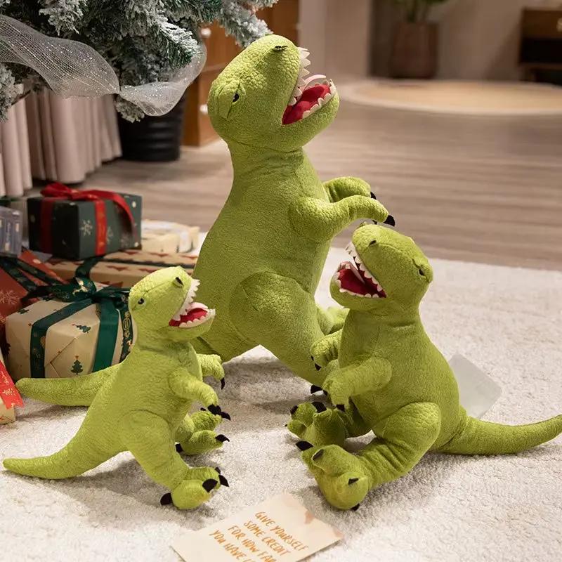Simulation Fun Dinosaur Plush Doll Pillow Crocodile T-Rex Alligator Triceratops Plush Toy Home Decoration Gift for Children