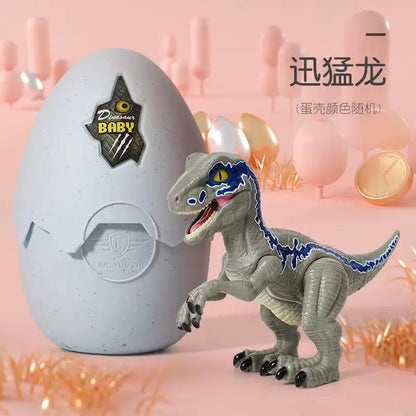 High Quality with LED Sound Dinosaur Toys Hatching Dinosaur Eggs Toy Tyrannosaurus Triceratops Raptor Puzzle Baby Birthday Gift