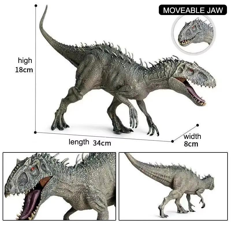 Spinosaurus Indominus Rex ,Stegosaurus Triceratops Velociraptor Tyrannosaurus Animals Model,Plastic Dinosaur Animal Figures
