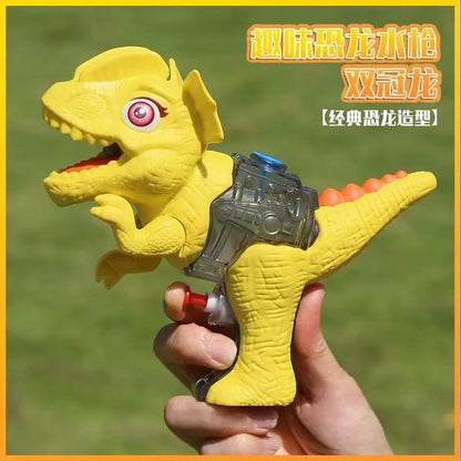 3D Dinosaur Water Gun Summer Toy for Kids Boys Girls Cute Cartoon Tyrannosaurus Press Water Spray Gun Outdoor Beach Garden Bath