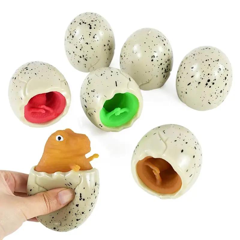 Creative Dinosaur Egg anti Stress Squeeze Toys Fun Pinch Animal Vent Ball Kid Children Birthday Party Favors