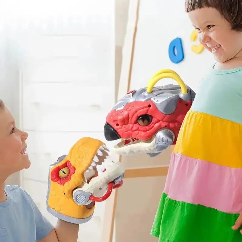 Dinosaur Hand Puppet Toy Early Development Activity Toy Animal Hand Puppet For