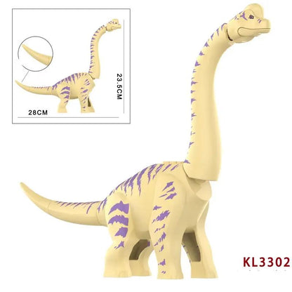 New Dinosaur Toy Park KL3301-3305 Jurassic Giant Brachiosaurus Wonder Plesiosaur 76960 Boys Assemble Building Blocks Christmas