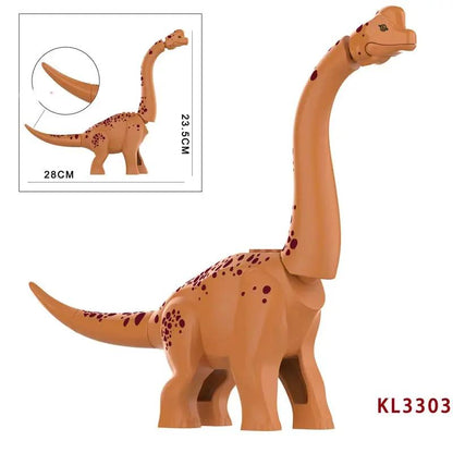 New Dinosaur Toy Park KL3301-3305 Jurassic Giant Brachiosaurus Wonder Plesiosaur 76960 Boys Assemble Building Blocks Christmas
