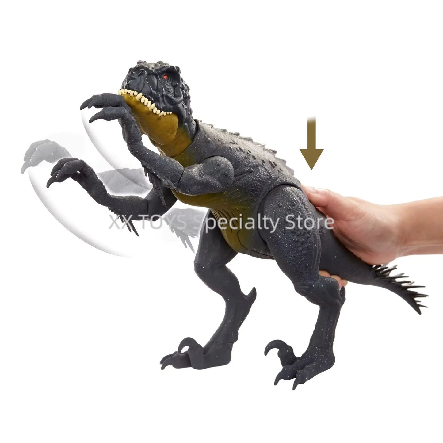 Jurassic World Ultimate Damage Scorpios Rex Dinosaur Toy Figure with Damage Light & Sound Toy Children'S Holiday Birthday Gifts
