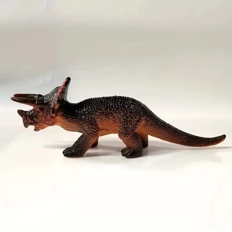 Kids' Soft Rubber Dinosaur Toy(Single Piece)-Tyrannosaurus/Raptor/Acanthosaurus/Pterodactyl/Triceratops/Brachiosaurus,Boys' Gift