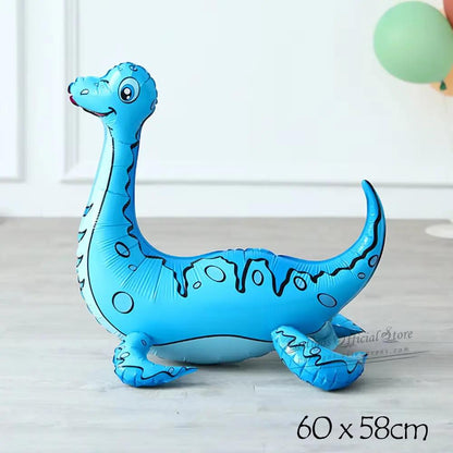 Large 4D Walking Dinosaur Balloons Jurassic Dinosaur Party Supplies Kids Birthdays Decorations Jungle Dragon Foil Globos Toys