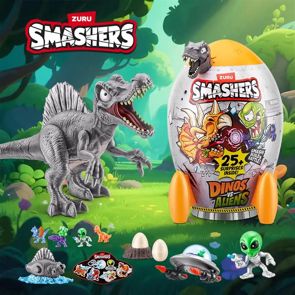 Smashers Dinosaur War Alien Rocket Launcher Blind Box Tyrannosaurus Rex Boy Assembly Toy