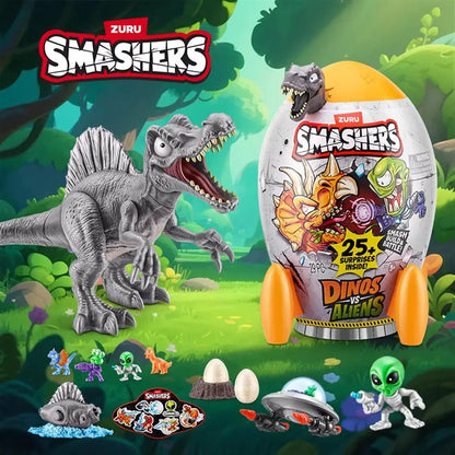 Smashers Dinosaur War Alien Rocket Launcher Blind Box Tyrannosaurus Rex Boy Assembly Toy