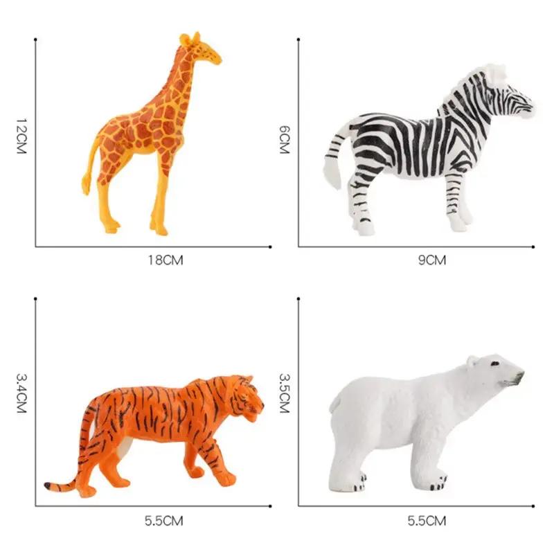 High Quality PVC Jurassic Dinosaurs World Action Figures Tyrannosaurus Brachiosaurus Rex Model Toy for Children Christmas Gifts