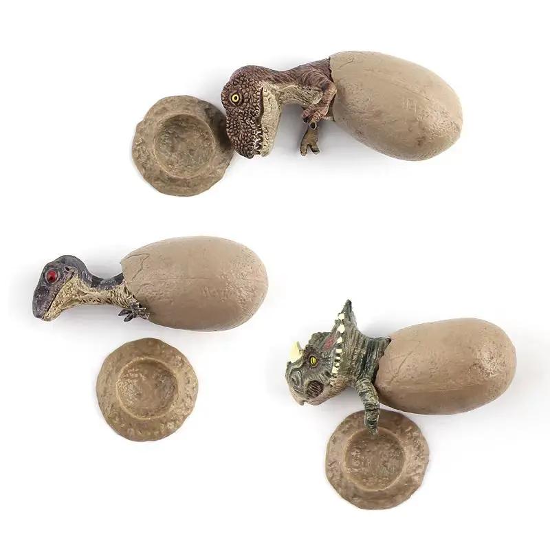 3 Pcs/Set Mini Hatching Dinosaur Egg Kids Toy Growing Dinosaur Baby Action Figure Early Educational for Children Gifts