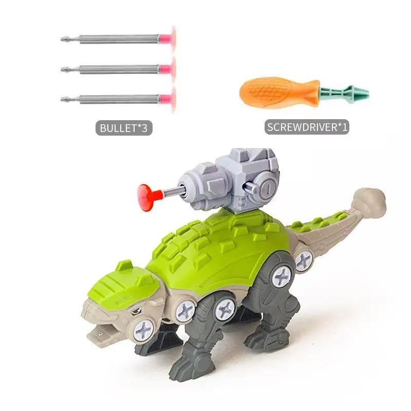 Children Dinosaurs Mount Constructor Model Set Montessori Kids Puzzles Screwdriver Tool Assembling Game Educational Toys for Boy