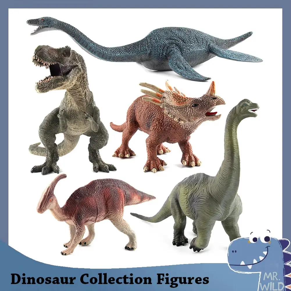 Educational Simulated Dinosaur Toys for Kids - Jurassic World T-Rex Models with Movable Jaws Dinosaur Set