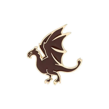 Dinosaur Series Enamel Pins Book Skate Rock LGBT Animal Brooches Lapel Badges Funny Cartoon Jewelry Gifts for Children Wholesale