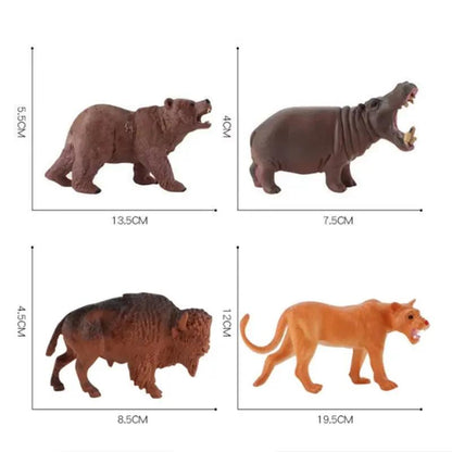 High Quality PVC Jurassic Dinosaurs World Action Figures Tyrannosaurus Brachiosaurus Rex Model Toy for Children Christmas Gifts