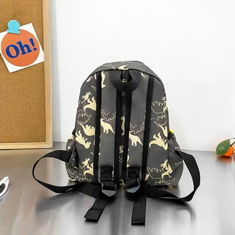 Kindergarten Backpack for Boys Fashion Dinosaur School Backpacks Cartoon Print Casual Kids School Bag Girls Schoolbags 3-8 Years