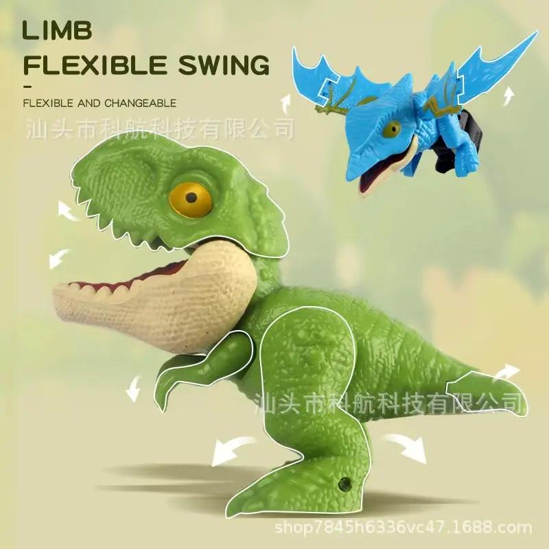 Finger Dinosaur Tyrannosaurus Rex Children'S Model Toy Bite Finger Dinosaur Activity Joint Dinosaur Boy Gift Toy