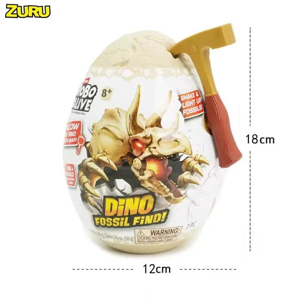 Robo Alive Mini Dino Fossil Find Surprise Egg Dig Discover Excavate Prehistoric Fossils Great Science Kit Gift for Children