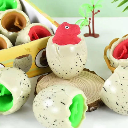 Creative Dinosaur Egg anti Stress Squeeze Toys Fun Pinch Animal Vent Ball Kid Children Birthday Party Favors