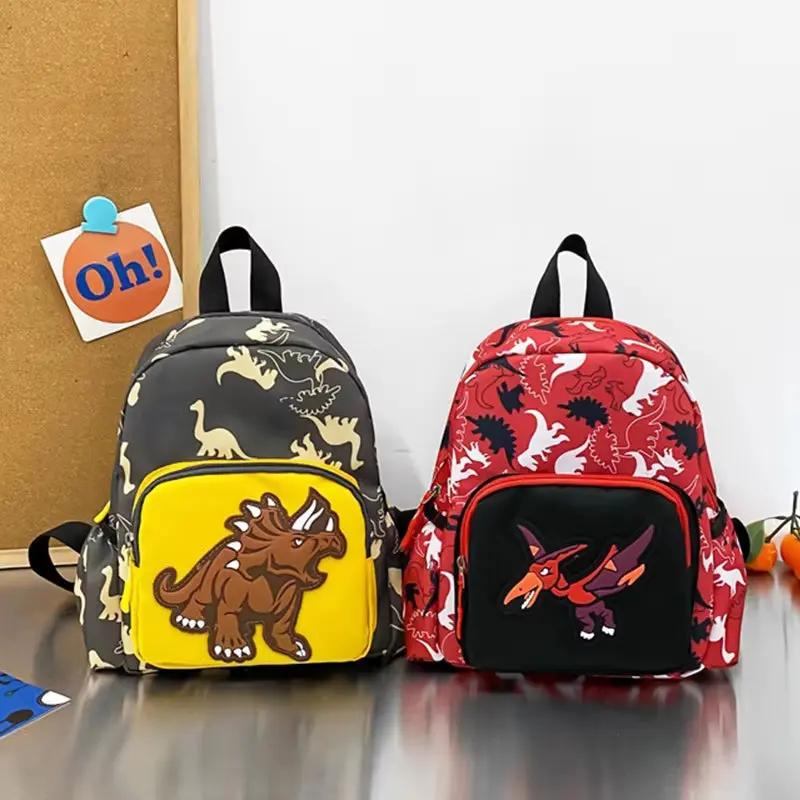 Kindergarten Backpack for Boys Fashion Dinosaur School Backpacks Cartoon Print Casual Kids School Bag Girls Schoolbags 3-8 Years