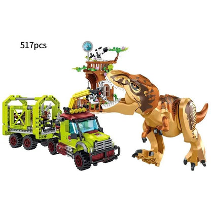 Jurassic Dinosaurs World Animal Park Blocks Building Brick Dinosaur Figures City Dino Robot Dinosaurios Toys for Children Gifts